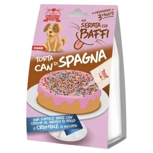 EMOZIONI A 4 ZAMPE Serata coi Baffi Torta Can di Spagna Cane