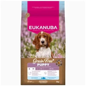 Eukanuba Grain Free Puppy Small & Medium Breed Pesce oceanico