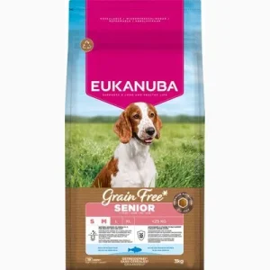 Eukanuba Grain Free Senior Small & Medium Pesce oceanico