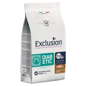 EXCLUSION Cane Diabetic Medium&amp;Large Breed 12Kg