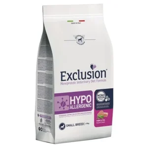 EXCLUSION Cane Hypoallergenic Small Adult Maiale e Piselli 2Kg