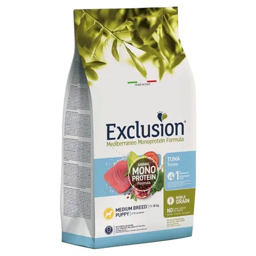 EXCLUSION Cane Mediterraneo Medium Puppy Tonno 3Kg