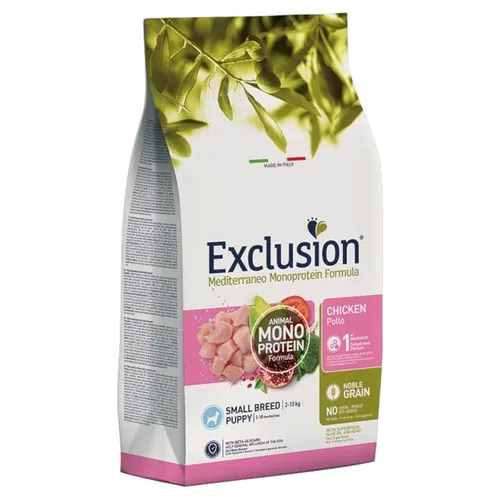 EXCLUSION Cane Mediterraneo Small Puppy Pollo 2Kg