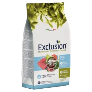 EXCLUSION Cane Mediterraneo Small Puppy Tonno 2Kg