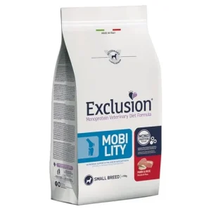EXCLUSION Cane Mobility Small Breed Maiale e Riso 2Kg