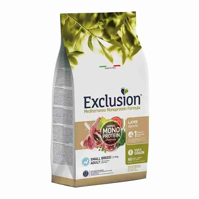 EXCLUSION CANE SMALL ADULT AGNELLO 2 KG.