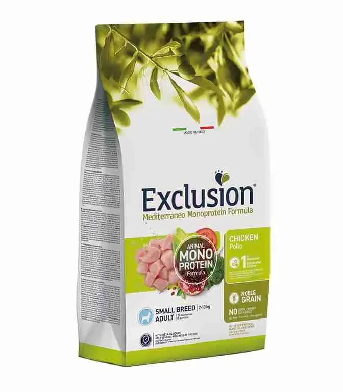 EXCLUSION CANE SMALL ADULT POLLO 2 KG.