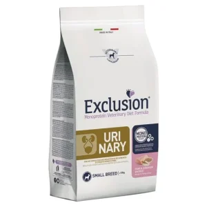 EXCLUSION Cane Urinary Small Maiale, Sorgo e Riso 2Kg