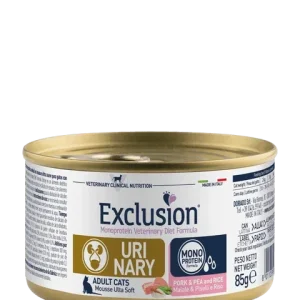 Exclusion Diet Formula Gatto Urinary Stress Pork &amp; Pea And Rice Conf. 85 Gr