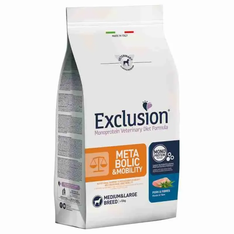 EXCLUSION DIET HYPO METAB + MOBIL MEDIUM/LARGE MAIALE KG 2