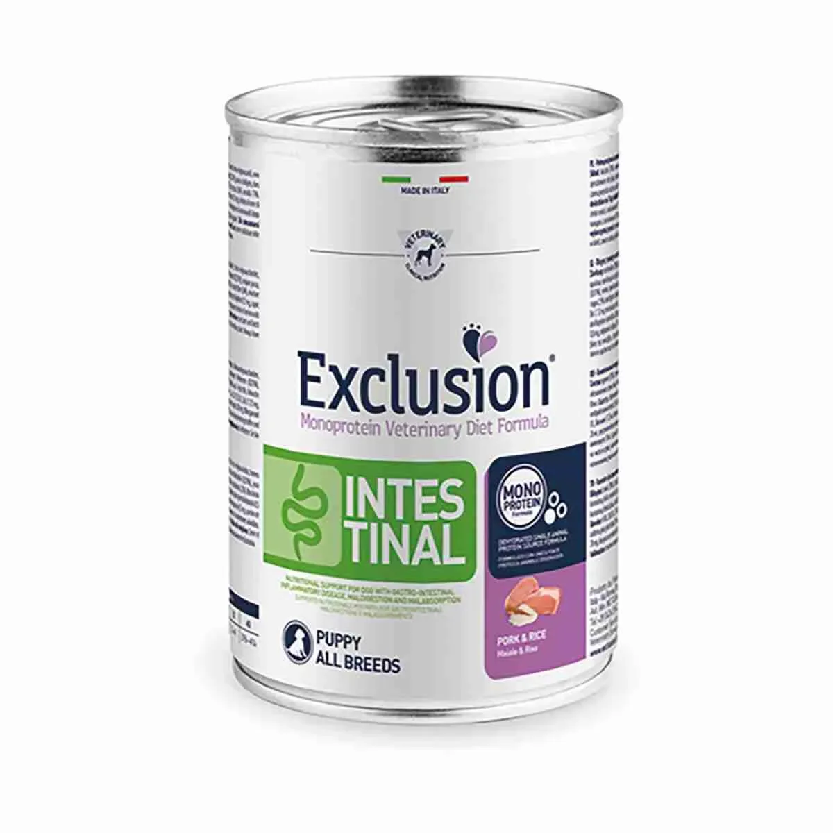 EXCLUSION DIET INTESTINAL MAIALE 400 GR. PUPPY MAIALE
