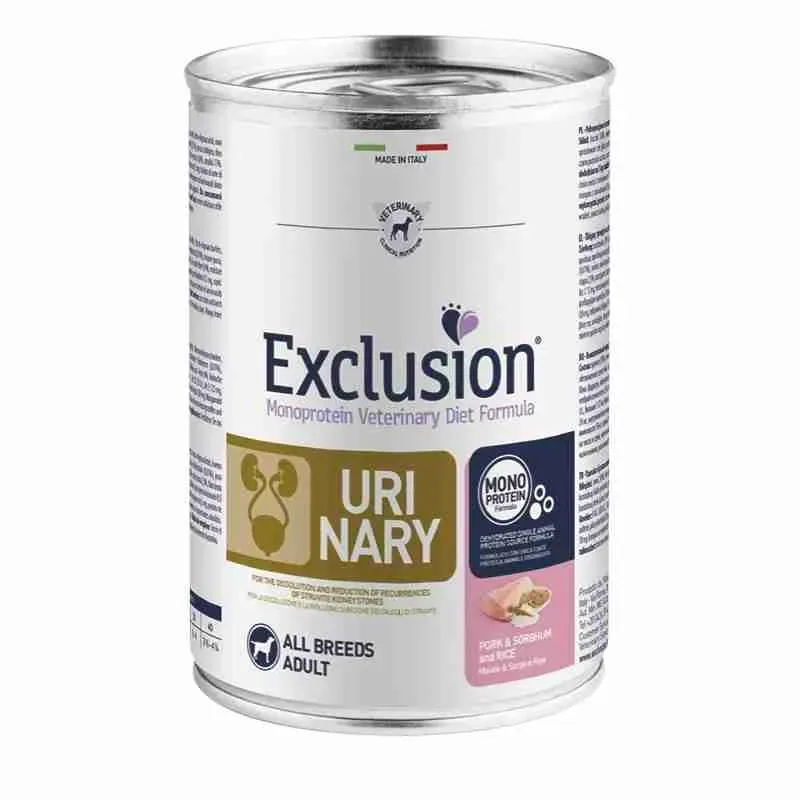 EXCLUSION DIET URINARY MAIALE 400 GR LATT.
