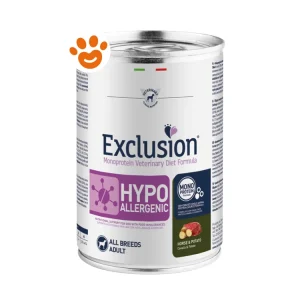 Exclusion Dog Diet Hypoallergenic Adult Cavallo e Patate