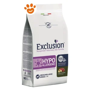 Exclusion Dog Hypoallergenic Adult Medium Large Breed Cavallo e Patate