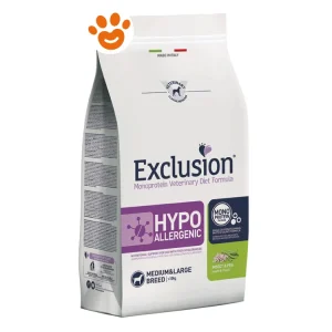 Exclusion Dog Hypoallergenic Adult Medium Large Breed Insetti e Piselli