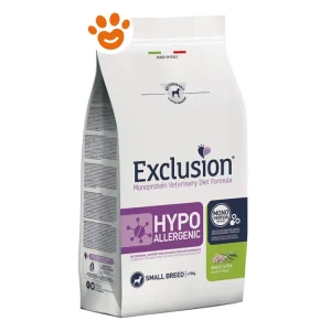 Exclusion Dog Hypoallergenic Adult Small Breed Insetti e Piselli