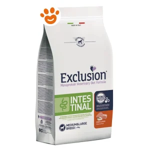 Exclusion Dog Intestinal Adult Medium Large Breed Maiale e Riso