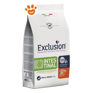 Exclusion Dog Intestinal Adult Small Breed Maiale e Riso