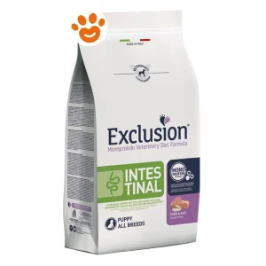 Exclusion Dog Intestinal Puppy All Breeds Maiale e Riso