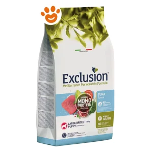 Exclusion Dog Mediterraneo Monoproteico Noble Grain Adult Large Breed Tonno