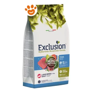 Exclusion Dog Mediterraneo Monoproteico Noble Grain Puppy Large Breed Tonno