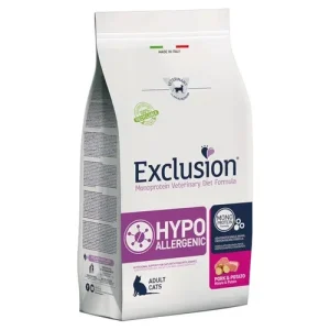 EXCLUSION Gatto Hypoallergenic Maiale e Patate 1,5Kg