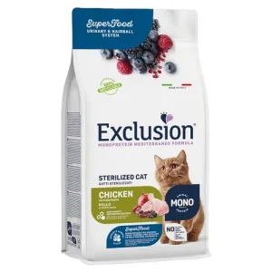 EXCLUSION Gatto Sterilised Pollo 1,5Kg