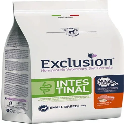 Exclusion Intestinal Cane Taglia Piccola Gusto Maiale E Riso 2Kg
