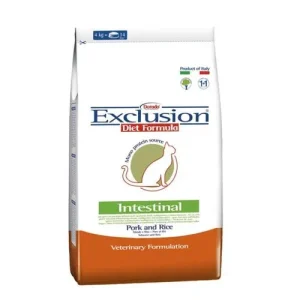 Exclusion Intestinal cibo per gatti gusto Maiale e Riso 2Kg