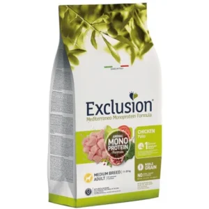 Exclusion Mediterraneo Cibo Per Cani Adulti Taglia Media 12Kg