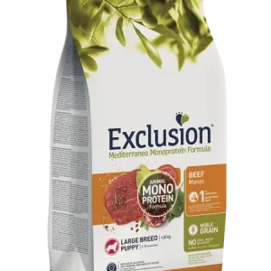 Exclusion Mediterraneo Monoprotein Noble Grain Cane Puppy Beef Large Conf. 12 Kg