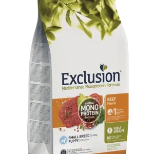 Exclusion Mediterraneo Monoprotein Noble Grain Cane Puppy Beef Small Conf. 7 Kg
