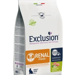 Exclusion Monoprotein Diet Formula Gatto Renal Phase 1 Pork &amp; Pea And Rice Conf. 1.5 Kg