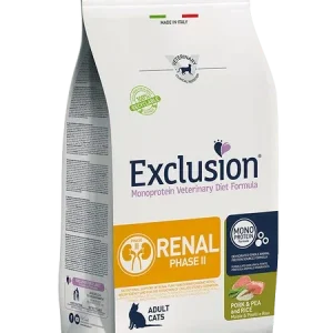 Exclusion Monoprotein Diet Formula Gatto Renal Phase 2 Pork &amp; Pea And Rice Conf. 1.5 Kg