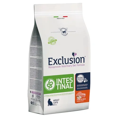 EXCLUSION VET Gatto Intestinal Maiale e Riso 1,5Kg