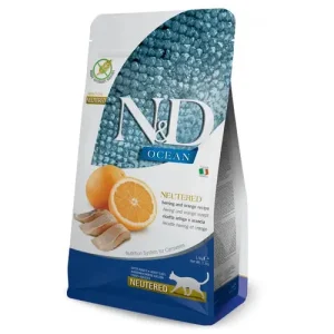 Farmina Cat N&amp;D Ocean Aringa e Arancia Neutered