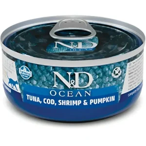Farmina Cat N&amp;D Ocean Tonno, Merluzzo, Gamberetti e Zucca