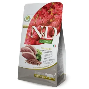 Farmina Cat N&amp;D Quinoa Anatra, Asparagi e Broccoli Neutered