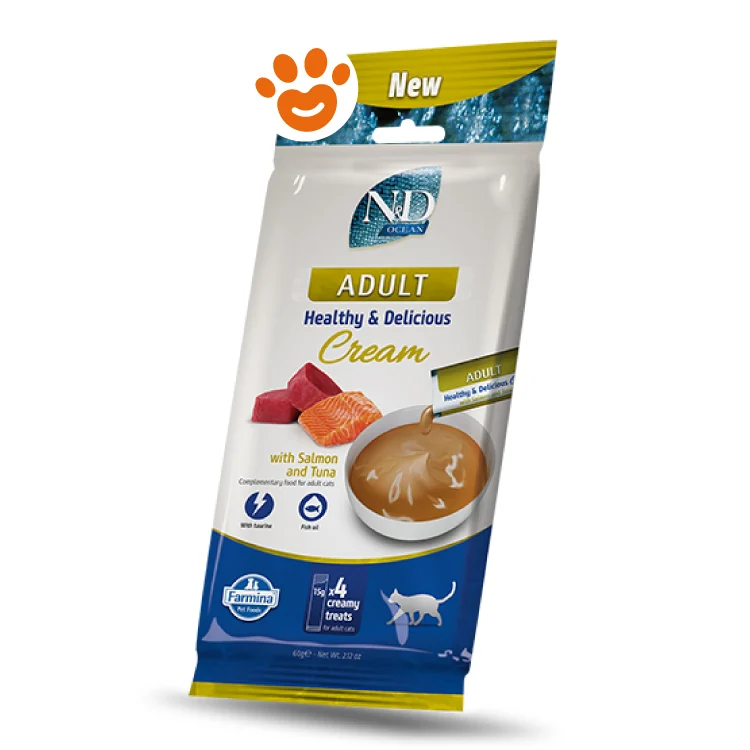 Farmina Cat N&D Ocean Cream Adult al Salmone e Tonno