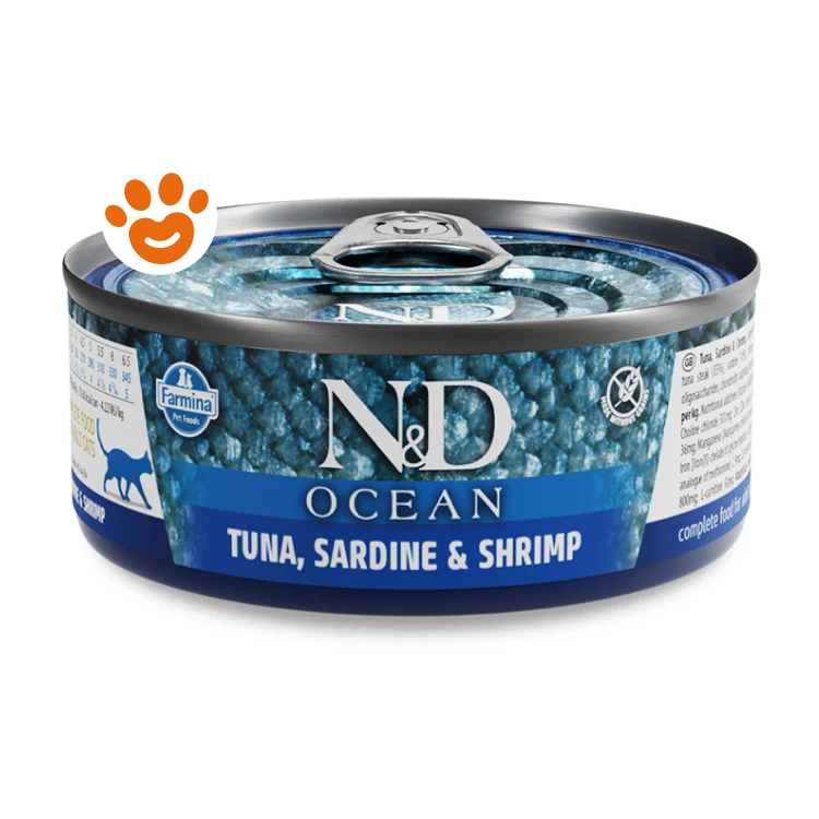 Farmina Cat N&D Ocean Tonno Sardine e Gamberetto