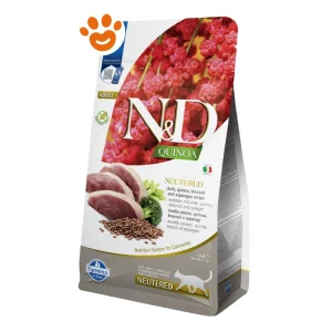 Farmina Cat N&D Quinoa Neutered Anatra Broccoli e Asparagi