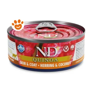 Farmina Cat N&D Quinoa Skin&Coat Aringa e Cocco