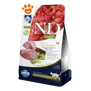 Farmina Cat N&D Quinoa Weight Management Agnello
