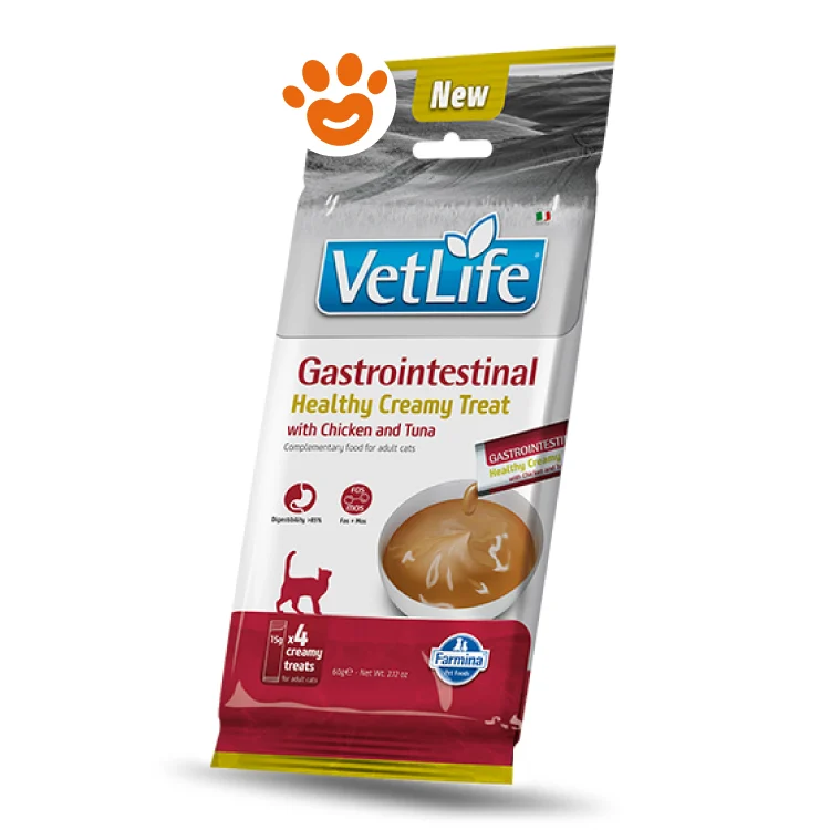 Farmina Cat Vet Life Gastrointestinal Creamy Treat al Pollo e Tonno