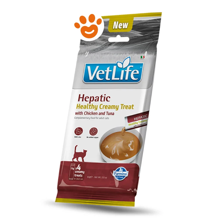 Farmina Cat Vet Life Hepatic Creamy Treat al Pollo e Tonno
