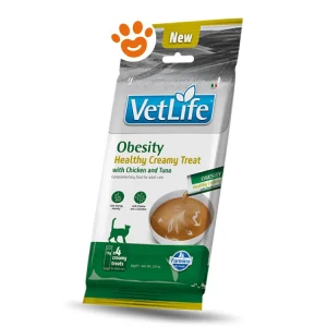 Farmina Cat Vet Life Obesity Creamy Treat al Pollo e Tonno