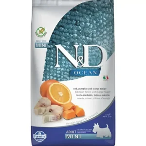 Farmina Dog N&amp;D Ocean Merluzzo Zucca e Arancia Mini