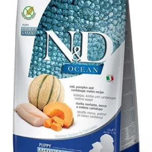 Farmina Dog N&amp;D Ocean Merluzzo, Zucca e Melone puppy Med/Maxi
