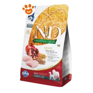 Farmina Dog N&D Ancestral Grain Adult Light Medium Maxi Pollo e Melograno