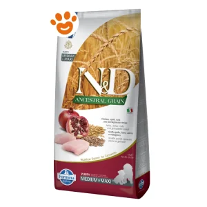 Farmina Dog N&D Ancestral Grain Puppy Medium Maxi Pollo e Melograno